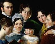 unknow artist, The Dubufe Family in 1820.